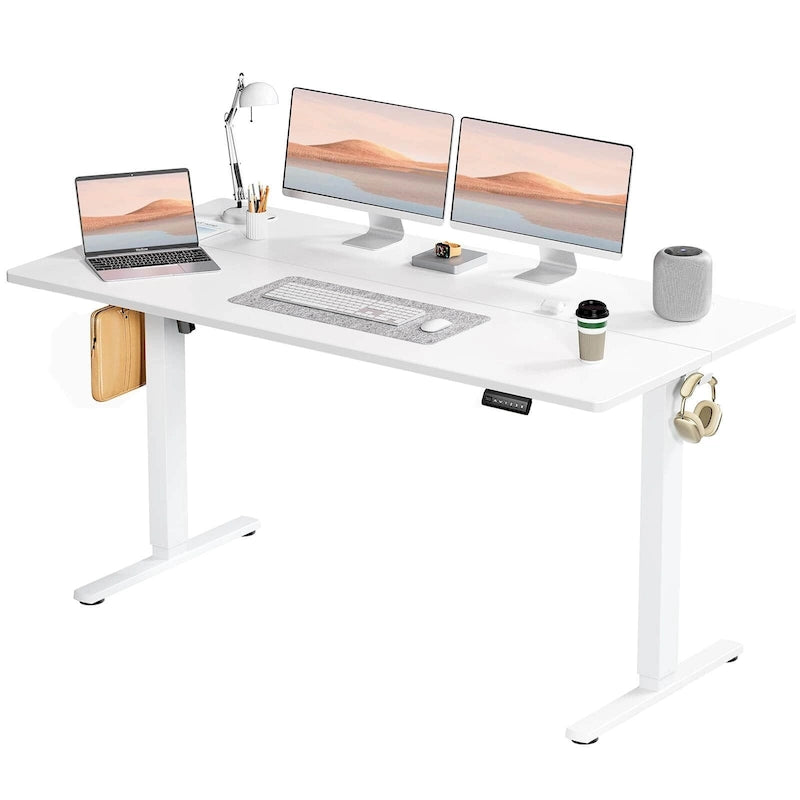 Bureau assis-debout électrique réglable en hauteur, bureau ergonomique pour ordinateur, quatre tailles, quatre couleurs