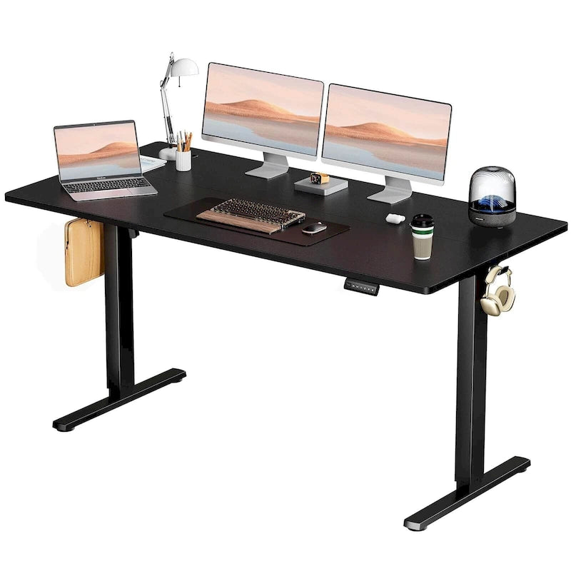 Bureau assis-debout électrique réglable en hauteur, bureau ergonomique pour ordinateur, quatre tailles, quatre couleurs