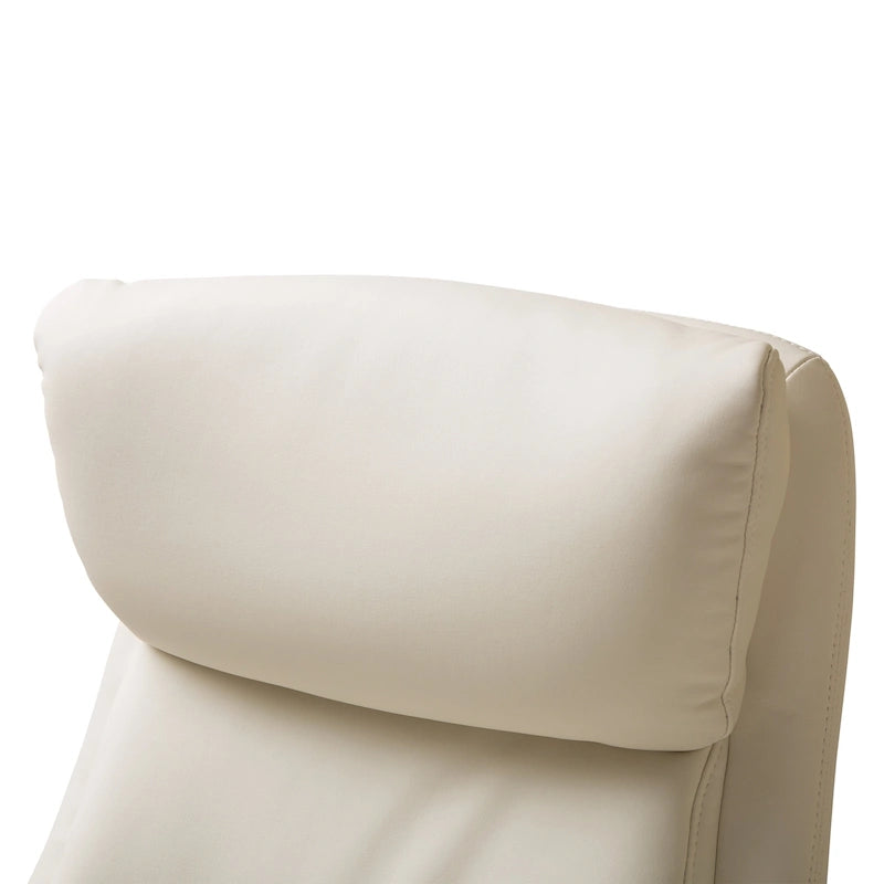 Chaise de bureau pivotante réglable Glitzhome 48 pouces style milieu du siècle en similicuir