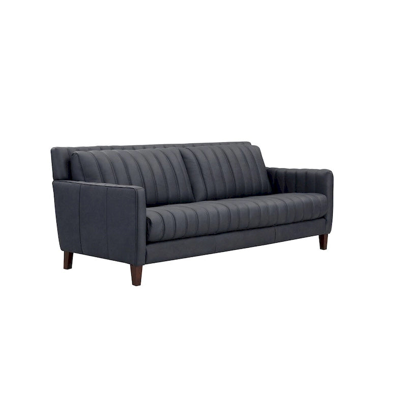 Ensemble canapé, causeuse et fauteuil Hydeline Ennis en cuir pleine fleur - Canapé, causeuse, fauteuil