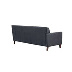 Ensemble canapé, causeuse et fauteuil Hydeline Ennis en cuir pleine fleur - Canapé, causeuse, fauteuil