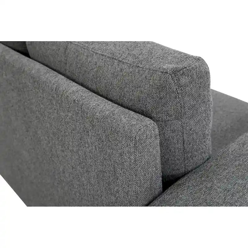 Ensemble canapé et causeuse 2 pièces Miles de US Pride Furniture avec coussins de dossier réversibles, style moderne du milieu du siècle