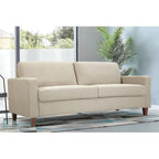 Ensemble canapé et causeuse 2 pièces Miles de US Pride Furniture avec coussins de dossier réversibles, style moderne du milieu du siècle