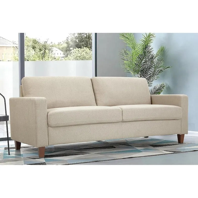 Ensemble canapé et causeuse 2 pièces Miles de US Pride Furniture avec coussins de dossier réversibles, style moderne du milieu du siècle