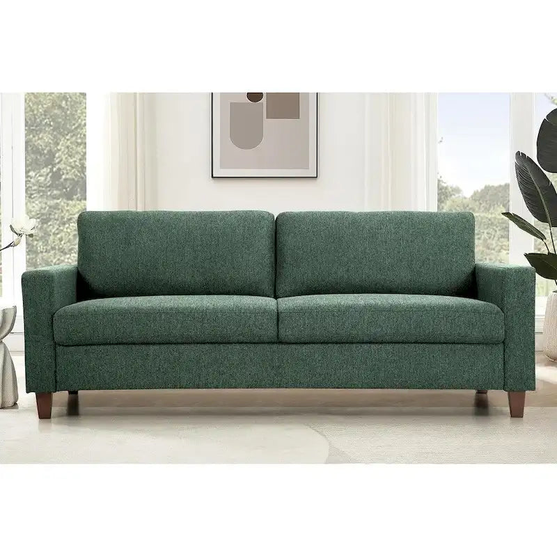 Ensemble canapé et causeuse 2 pièces Miles de US Pride Furniture avec coussins de dossier réversibles, style moderne du milieu du siècle