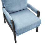 Fauteuil d'appoint rembourré en chenille Kelly de style moderne du milieu du siècle de Roundhill Furniture
