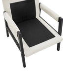 Fauteuil d'appoint rembourré en chenille Kelly de style moderne du milieu du siècle de Roundhill Furniture