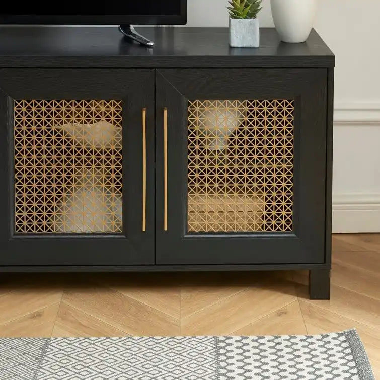 Meuble TV en bois 69,5 cm, console multimédia, centre de divertissement