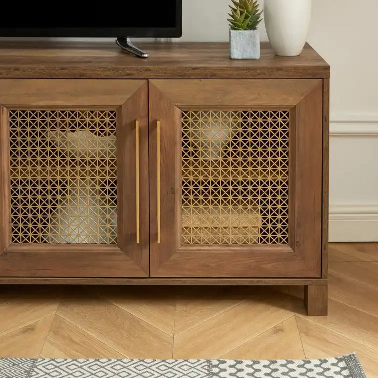 Meuble TV en bois 69,5 cm, console multimédia, centre de divertissement