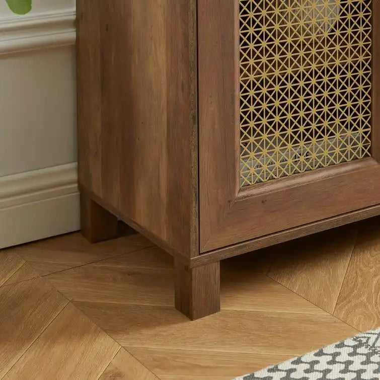 Meuble TV en bois 69,5 cm, console multimédia, centre de divertissement