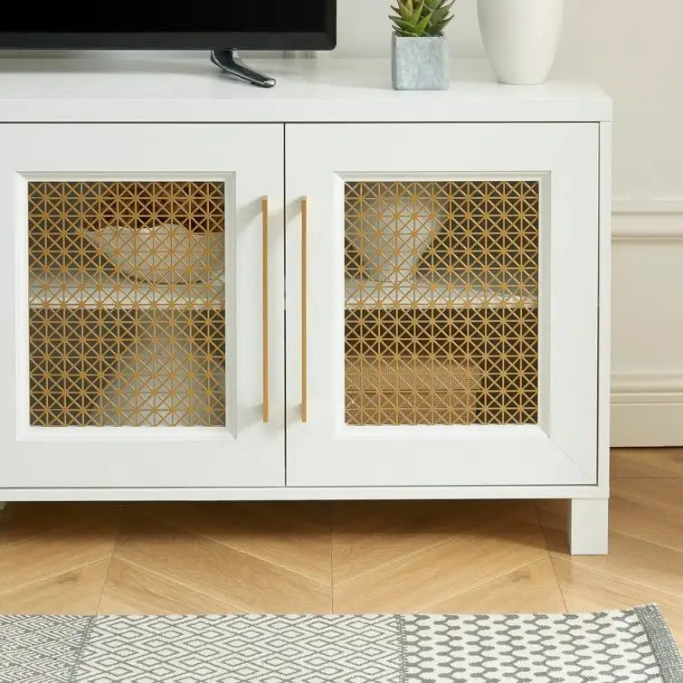 Meuble TV en bois 69,5 cm, console multimédia, centre de divertissement