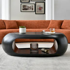 Table basse ovale moderne