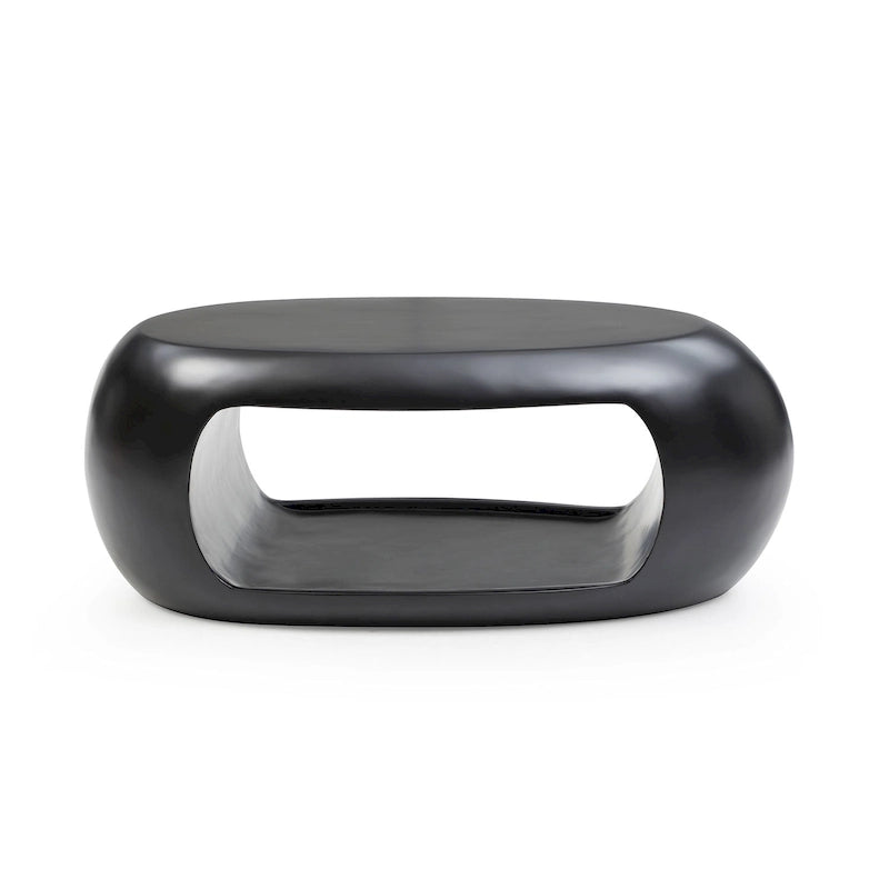 Table basse ovale moderne