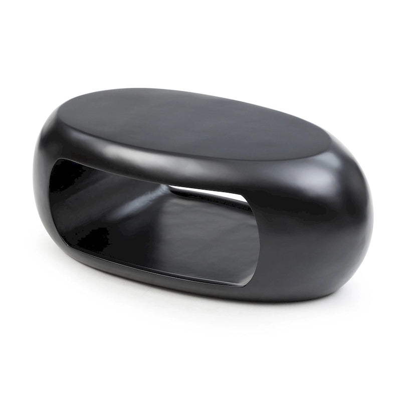 Table basse ovale moderne