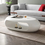 Table basse ovale moderne