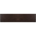 Console/table d'appoint avec tiroirs de rangement et étagère inférieure - 63 cm (L) x 14 cm (l) x 30 cm (H)
