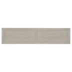 Console/table d'appoint avec tiroirs de rangement et étagère inférieure - 63 cm (L) x 14 cm (l) x 30 cm (H)