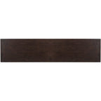 Console/table d'appoint avec tiroirs de rangement et étagère inférieure - 63 cm (L) x 14 cm (l) x 30 cm (H)