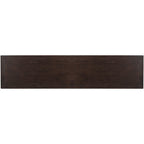 Console/table d'appoint avec tiroirs de rangement et étagère inférieure - 63 cm (L) x 14 cm (l) x 30 cm (H)