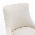 Ensemble de 6 chaises de salle à manger SEYNAR en velours, style moderne et glamour, sans accoudoirs.