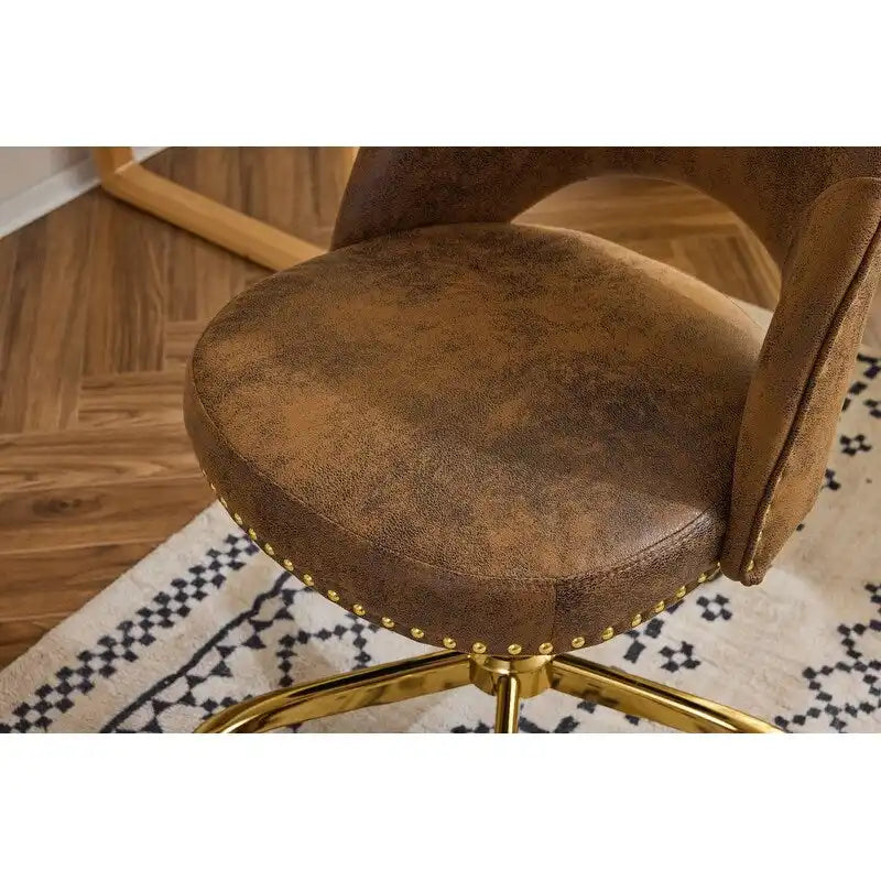 Chaise de bureau en velours, fauteuil pivotant, chaises de bureau modernes et mignonnes en tissu avec roulettes pour le bureau à domicile