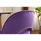 Chaise de bureau en velours, fauteuil pivotant, chaises de bureau modernes et mignonnes en tissu avec roulettes pour le bureau à domicile