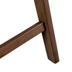 Chaises de salle à manger en bois bouclé style milieu du siècle de Furniture of America Shaw (ensemble de 2)