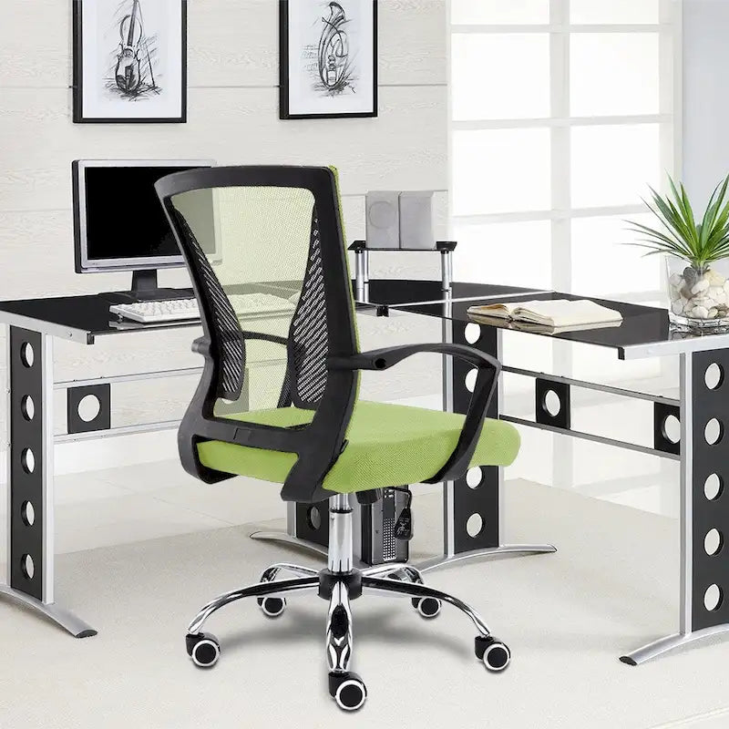 Chaise de bureau à dossier mi-haut Zuna de Modern Home