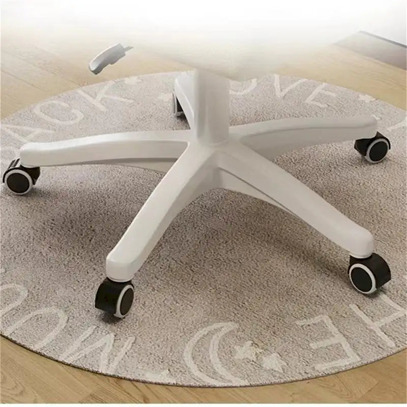 Chaise de bureau rembourrée avec coussin, pivotante à 360°