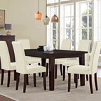 Chaises de salle à manger rembourrées Subrtex (lot de 2) Parsons en similicuir