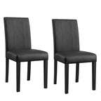 Chaises de salle à manger rembourrées Subrtex (lot de 2) Parsons en similicuir