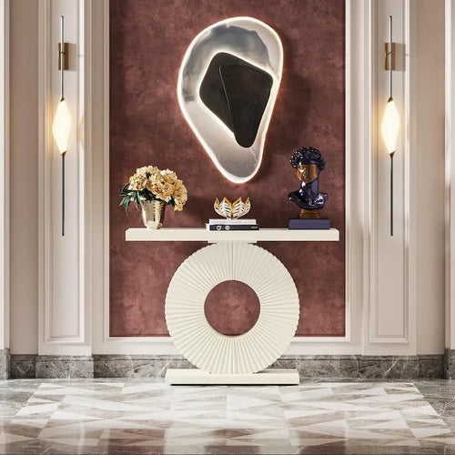 Console moderne de 40 pouces, table d'appoint pour canapé d'entrée ou salon