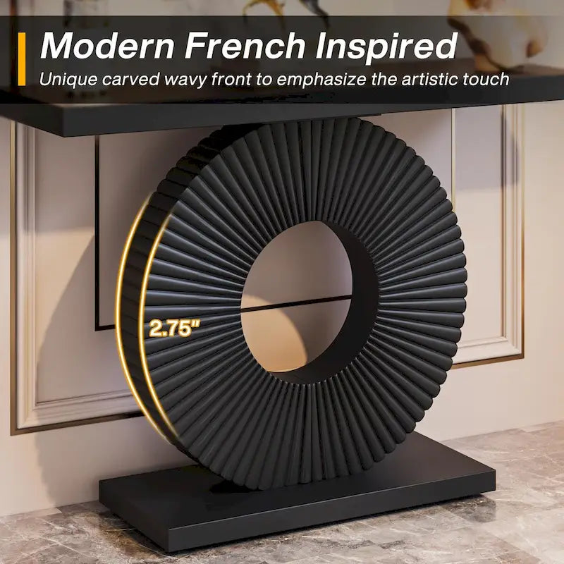 Console moderne de 40 pouces, table d'appoint pour canapé d'entrée ou salon