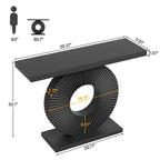 Console moderne de 40 pouces, table d'appoint pour canapé d'entrée ou salon