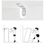 Commode blanche à 9 tiroirs avec design élégant et système anti-basculement