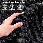 Canapé double méridienne OVIOS Long Plush, sans assemblage requis