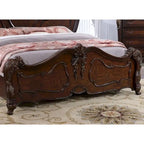 Lit traditionnel Eugene en bois massif à panneaux, de Furniture of America