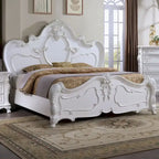Lit traditionnel Eugene en bois massif à panneaux, de Furniture of America