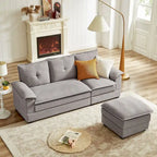 Canapé d'angle en L de 209 cm (82,28 pouces) avec assises nuage pour salon