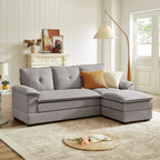 Canapé d'angle en L de 209 cm (82,28 pouces) avec assises nuage pour salon