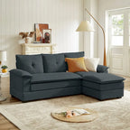 Canapé d'angle en L de 209 cm (82,28 pouces) avec assises nuage pour salon
