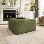 Christopher Knight Home - Pouf carré Yzabella en similicuir