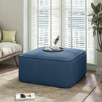 Christopher Knight Home - Pouf carré Yzabella en similicuir