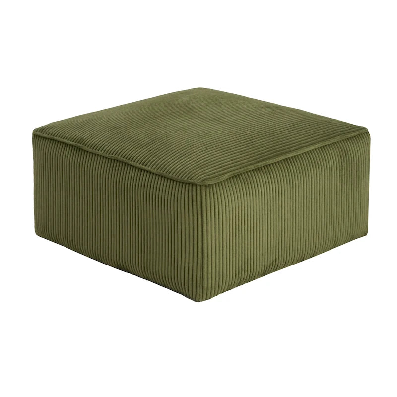 Christopher Knight Home - Pouf carré Yzabella en similicuir